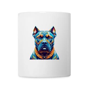 Perro De Presa Canario Hunderasse Cartoon Kawaii - Tasse - Weiß - Vorne