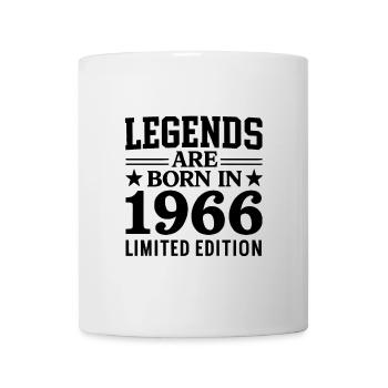 Legends Are Born In 1966 Édition limitée - Mug blanc - blanc - Devant