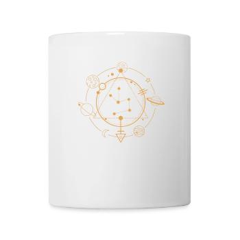 Cosmic Geometry Orbital Emblem - Mug - white - Front