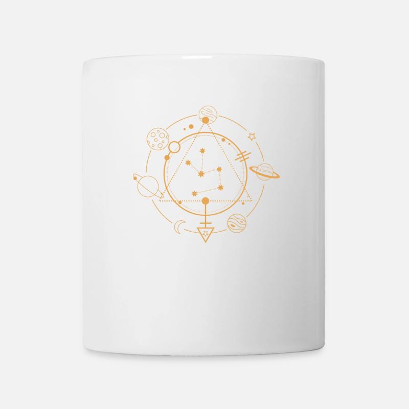 Cosmic Geometry Orbital Emblem - Mug - white