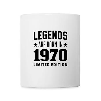 Legends Are Born In 1970 Limited Edition - Tasse - Weiß - Vorne