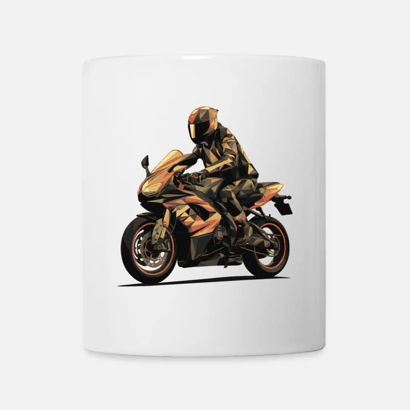 Der Biker - Tasse - Weiß