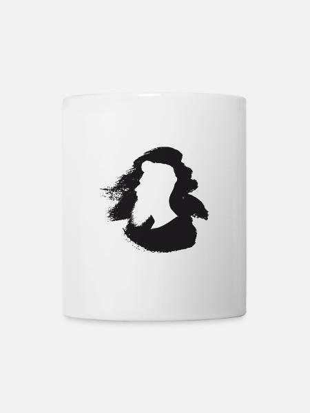Gesichtsbehaarung Bart Gentleman - Tasse - Weiß