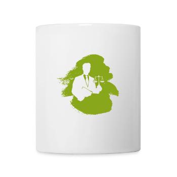 Gericht Behandlung Recht - Tasse - Weiß - Vorne