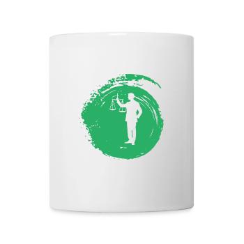 Juge Paragraphe - Mug blanc - blanc - Devant