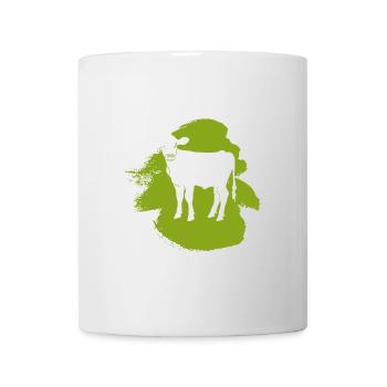Veganerin Pflanzlich Fleisch - Tasse - Weiß - Vorne