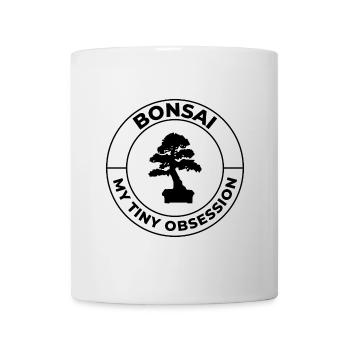 Japanischer Bonsai Gärtner Baum Sammler Gartenarbeit - Tasse - Weiß - Vorne