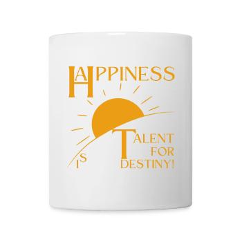 Happiness - Tasse - Weiß - Vorne