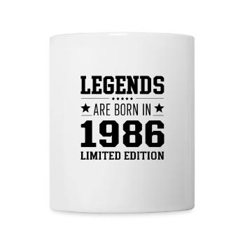 Legends Are Born In 1986 Édition limitée - Mug blanc - blanc - Devant