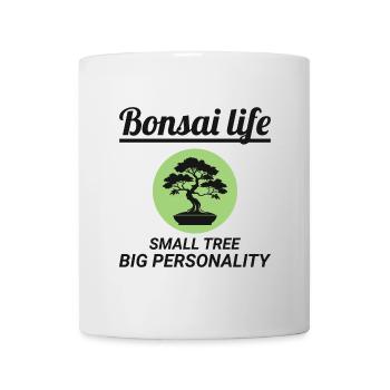 Japanischer Bonsai Gärtner Baum Sammler Gartenarbeit - Tasse - Weiß - Vorne