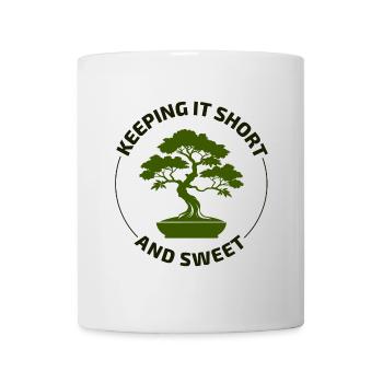 Japanischer Bonsai Gärtner Baum Sammler Gartenarbeit - Tasse - Weiß - Vorne