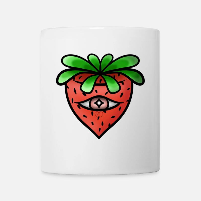 Fraise Maudite ! - Mug blanc - blanc