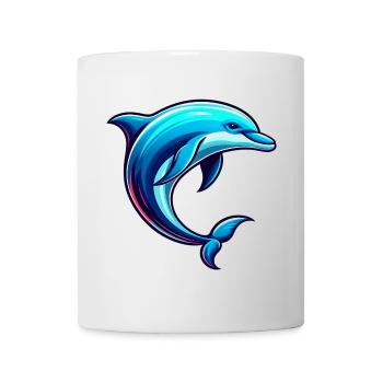 Dauphin - Mug blanc - blanc - Devant