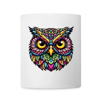 Eule - Tasse - Weiß - Vorne