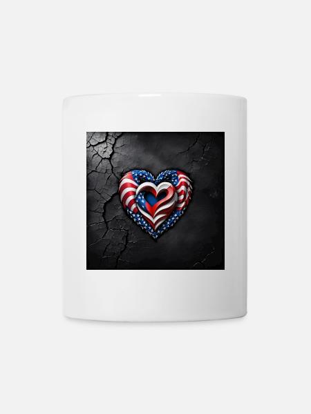 Das Herz - Tasse - Weiß