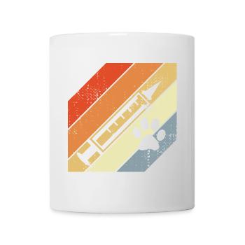 Retro Spritze - Tasse - Weiß - Vorne