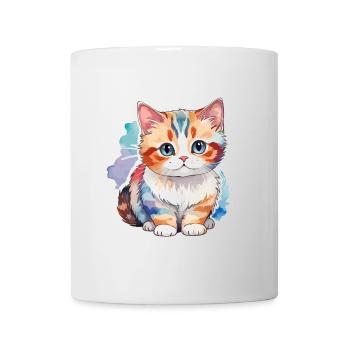 Munchkin Dackelkatze Wasserfarben - Tasse - Weiß - Vorne