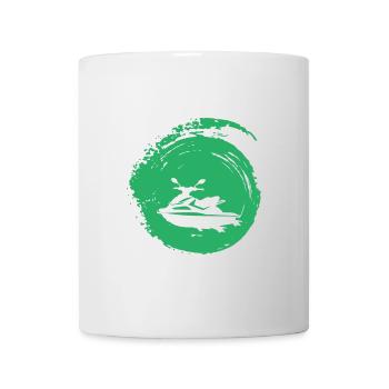 Ski nautique Jet Ski Bateau à moteur - Mug blanc - blanc - Devant