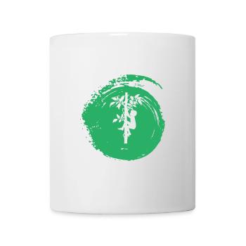 Klettern Steigeisen Aufstieg - Tasse - Weiß - Vorne
