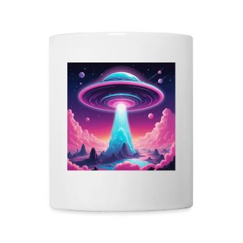 UFO in the mountains - Mug - white - Front
