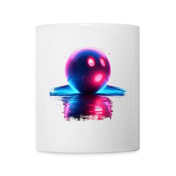 Bowling Retrowave - Tasse - Weiß - Vorne