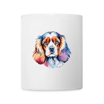 Cocker américain Épagneul Aquarelles - Mug blanc - blanc - Devant