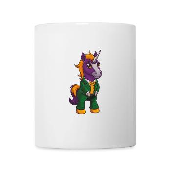 Licorne drôle Kawaii dessin animé Personnage Clipart - Mug blanc - blanc - Devant