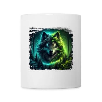 Wolf - Tasse - Weiß - Vorne