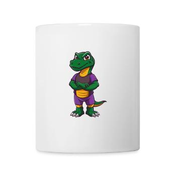 Komodo Dragon Funny Kawaii Cartoon Character - Mug - white - Front