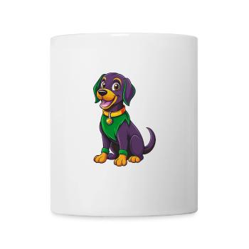 Labrador Retriever Hund Kawaii Zeichentrickfigur - Tasse - Weiß - Vorne