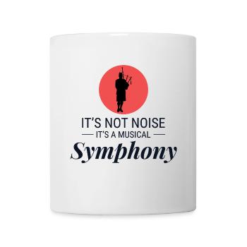 Instrument de joueur de cornemuse Musique écossaise - Mug blanc - blanc - Devant