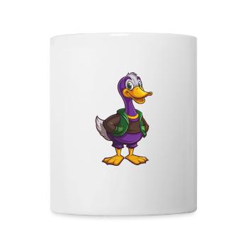 Goose Funny Kawaii Cartoon Character Clipart - Mug - white - Front