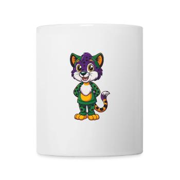 Cheetah Funny Kawaii Cartoon Character Clipart - Mug - white - Front