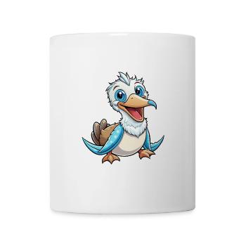 Frégatebird Mignon Personnage De Dessin Animé Kawaii Clipart - Mug blanc - blanc - Devant