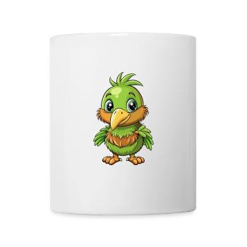 Kiwi bird Cute Cartoon Character Kawaii Clipart - Mug - white - Front