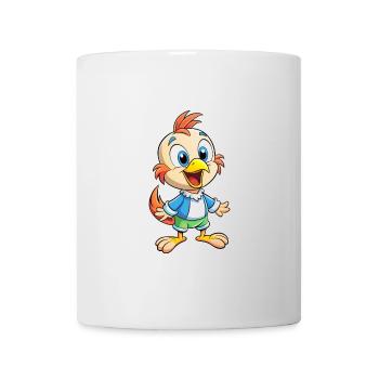 moqueur Mignon Personnage De Dessin Animé Kawaii Clipart - Mug blanc - blanc - Devant