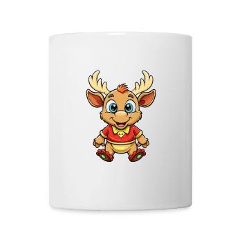 orignal mignon personnage de dessin animé Kawaii Clipart - Mug blanc - blanc - Devant