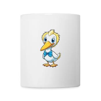fou de Bassan mignon personnage de dessin animé Kawaii Clipart - Mug blanc - blanc - Devant