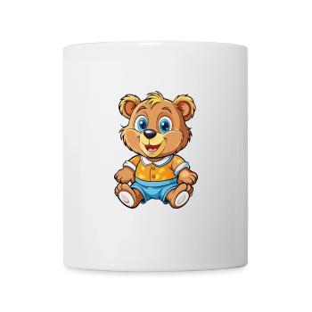 Bear Cute Cartoon Character Kawaii Clipart - Mug - white - Front