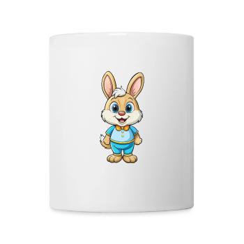 Hase Niedliche Cartoon Figur Kawaii Clipart - Tasse - Weiß - Vorne