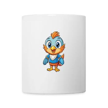 Bird Cute Cartoon Character Kawaii Clipart - Mug - white - Front