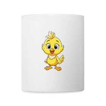 Canary Cute Cartoon Character Kawaii Clipart - Mug - white - Front