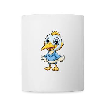 Avocet Cute Cartoon Character Kawaii Clipart - Mug - white - Front