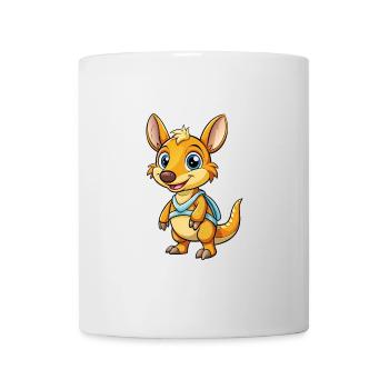Aardvark Mignon Personnage De Dessin Animé Kawaii Clipart - Mug blanc - blanc - Devant