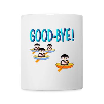 GODD-BYE ABSCHIED - Tasse - Weiß - Vorne