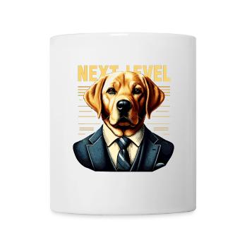 Dudley Labrador Anzug Next Level Hund Geschenk - Tasse - Weiß - Vorne