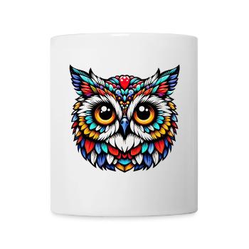 Eule - Tasse - Weiß - Vorne