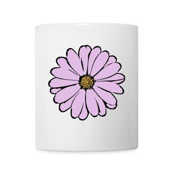 Flower pastel flower flowers pastel flowers lilac - Mug - white - Front