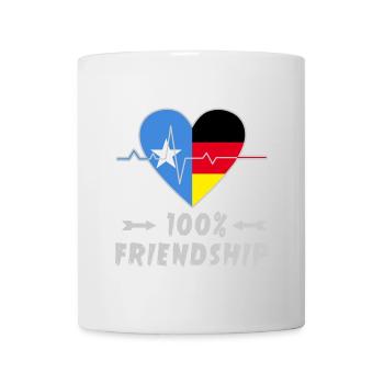 L'amitié entre la Somalie et l'Allemagne est - Mug blanc - blanc - Devant