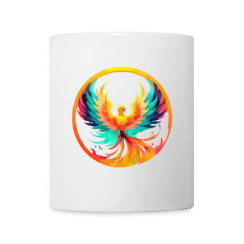 Phoenix Phönix - Mug blanc - blanc - Devant